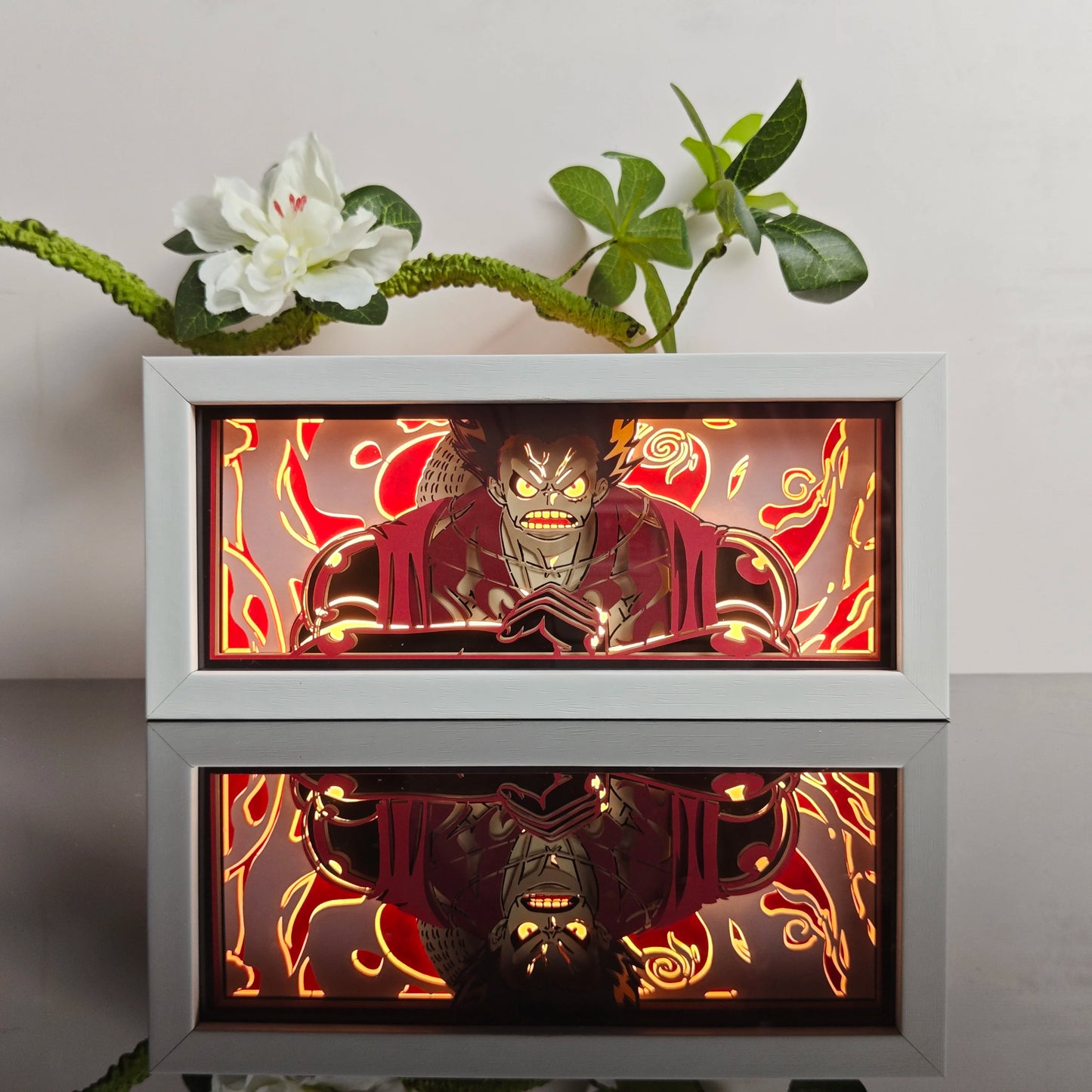Anime Paper-Cut 3D Night Light – 7-Color Remote Control Lamp