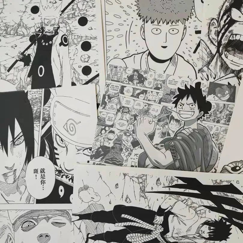 Anime Manga Wall Sticker Set – 21x30cm Posters (20–40pcs)