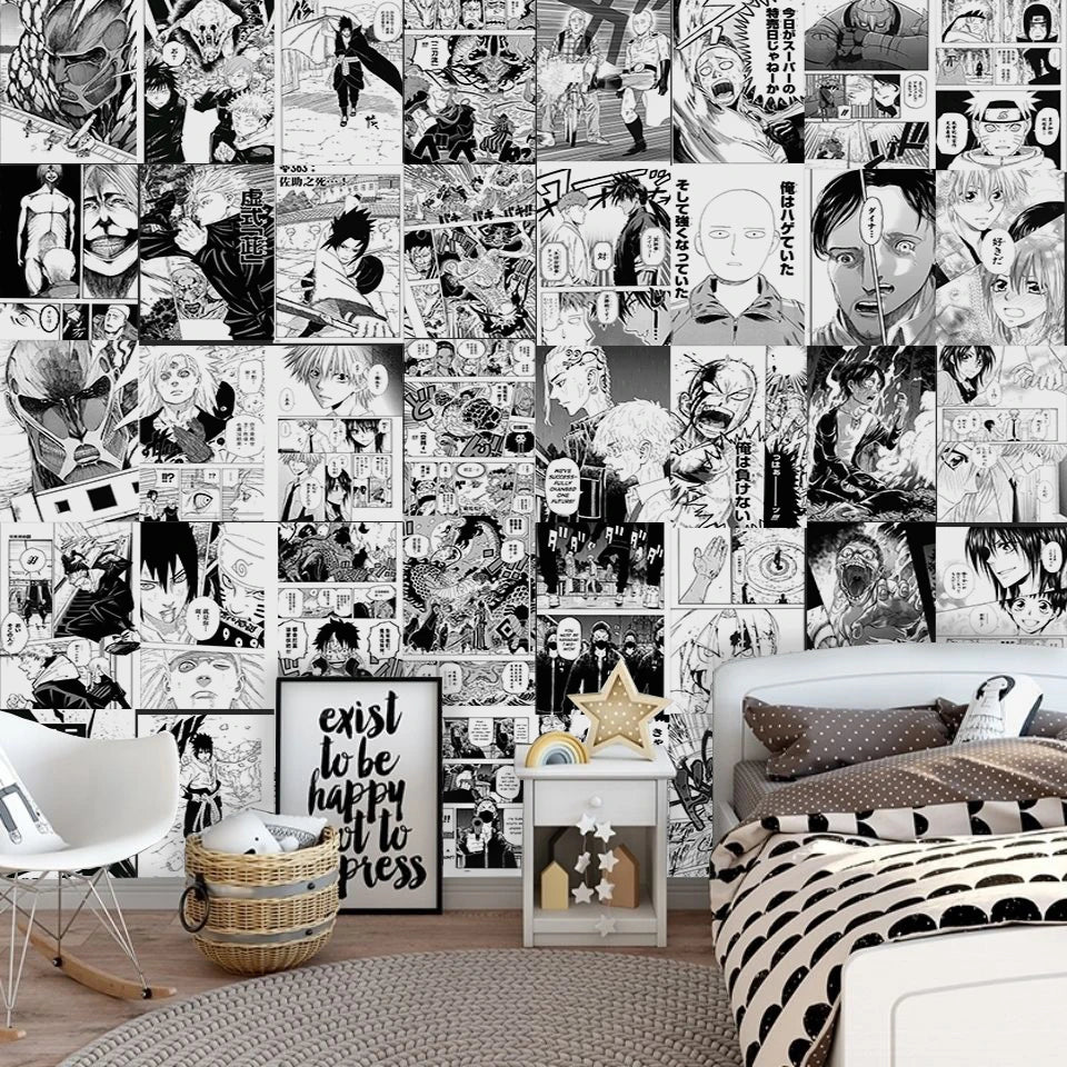 Anime Manga Wall Sticker Set – 21x30cm Posters (20–40pcs)