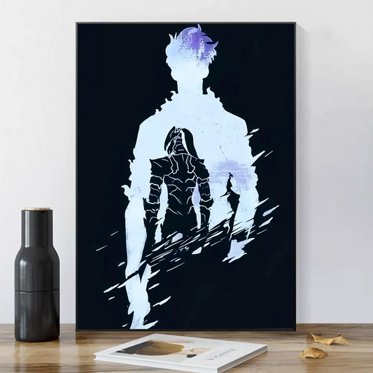 Solo Leveling Vintage Poster HD Wall Art Decor