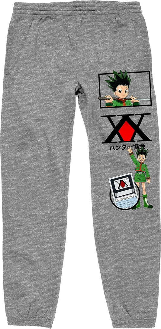 Hunter X Hunter Gon Character Men's Grey Sweatpants