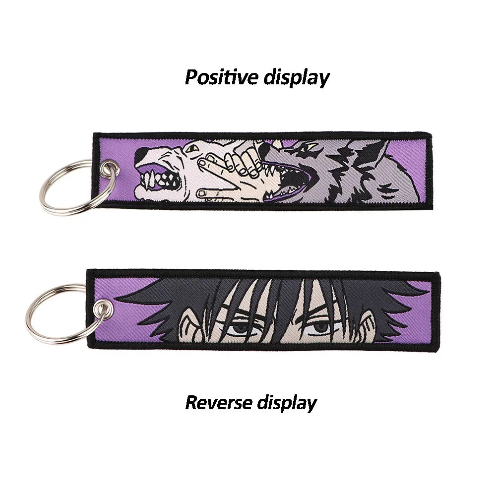 Jujutsu Kaisen Embroidered Keychains