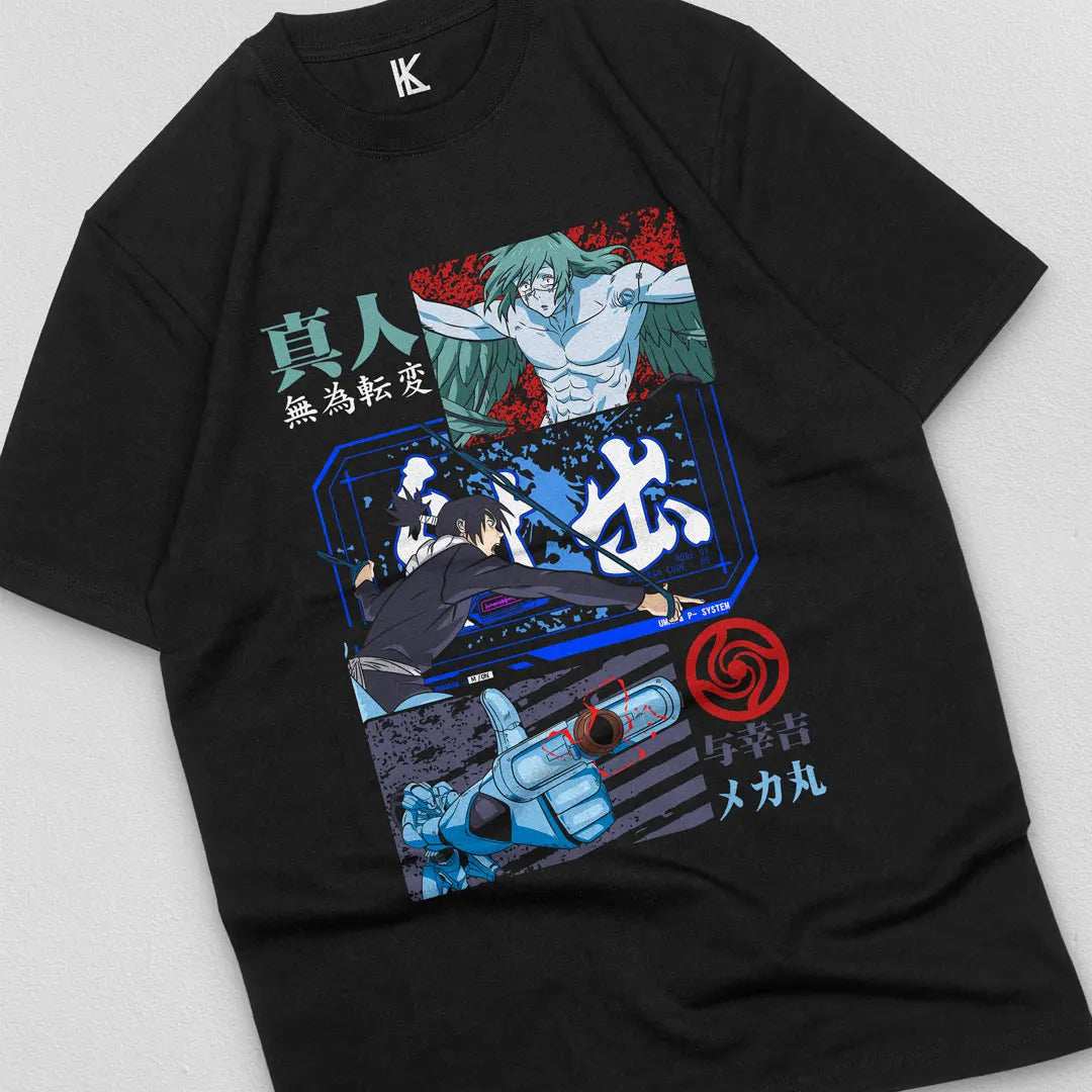 Mechamaru x Mahito Anime Tee