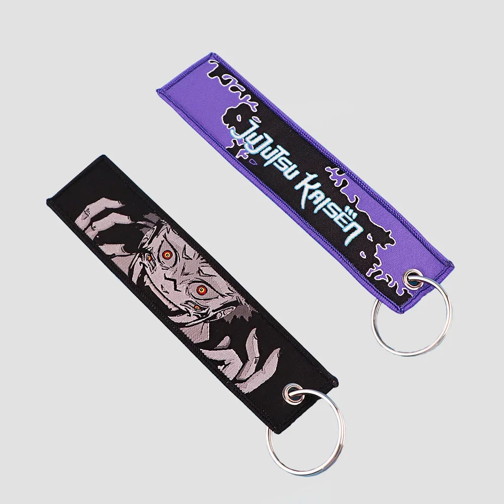Jujutsu Kaisen Embroidered Keychains