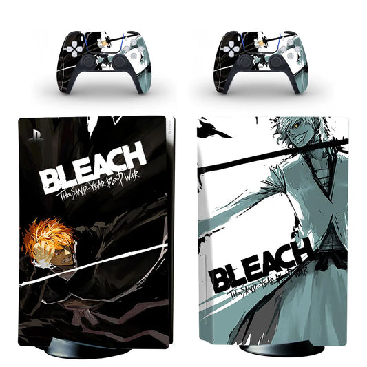 Bleach PS5 Disc Skin – Console & Controller Vinyl Decal Set
