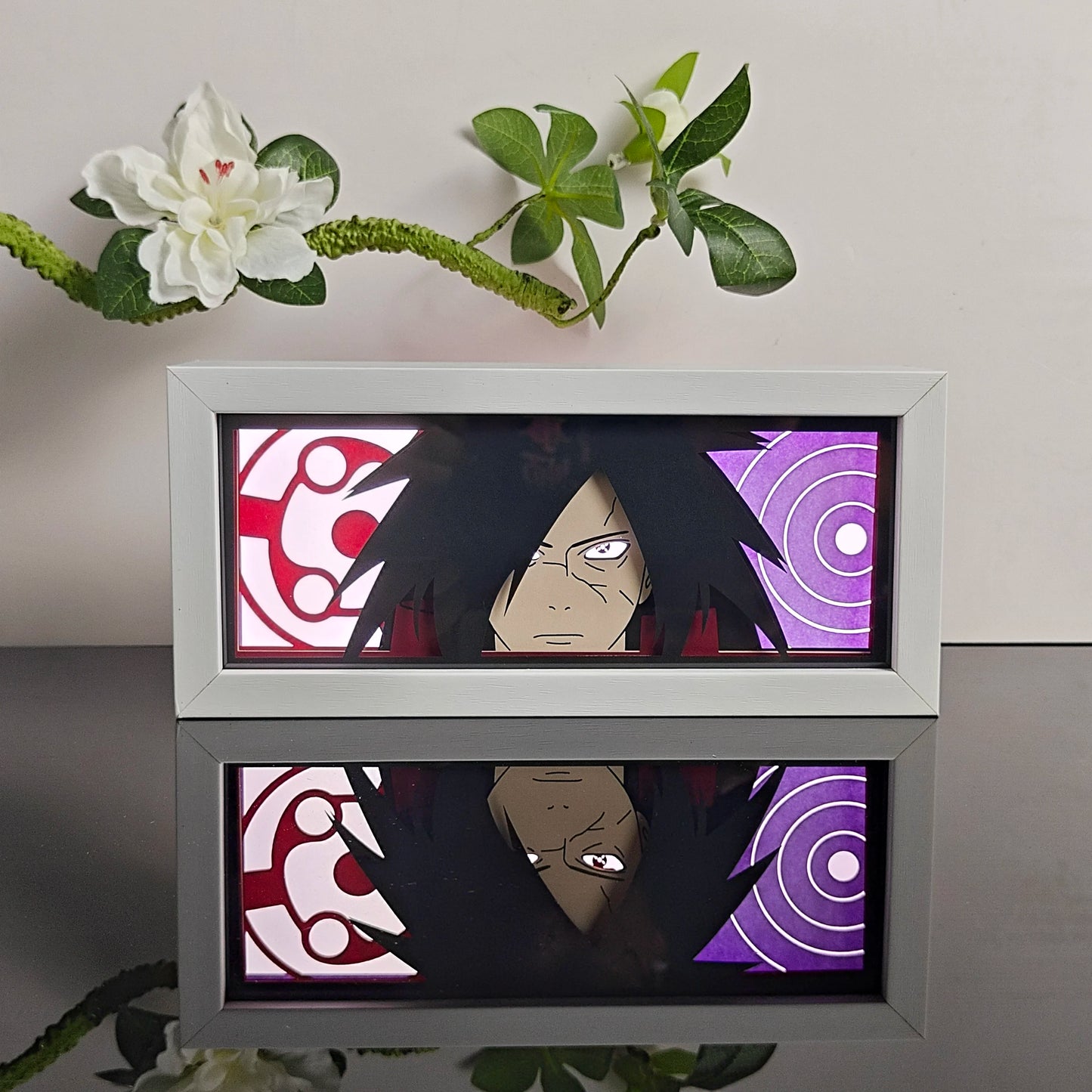 Anime Paper-Cut 3D Night Light – 7-Color Remote Control Lamp