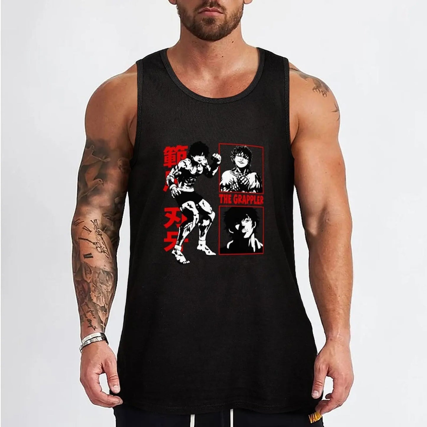 Baki Hanma Sleeveless Tank Top – Muscle Training Shirt