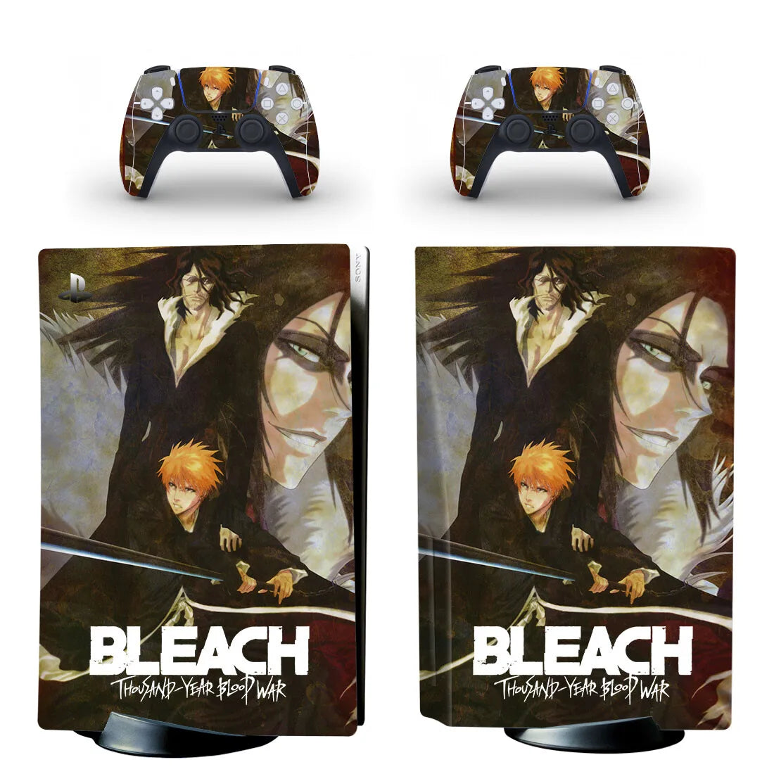 Bleach PS5 Disc Skin – Console & Controller Vinyl Decal Set