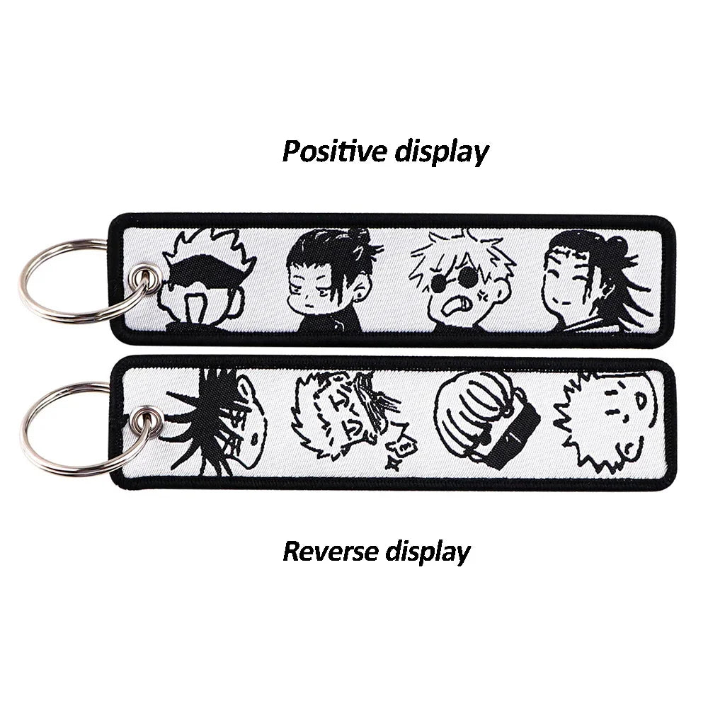 Jujutsu Kaisen Embroidered Keychains