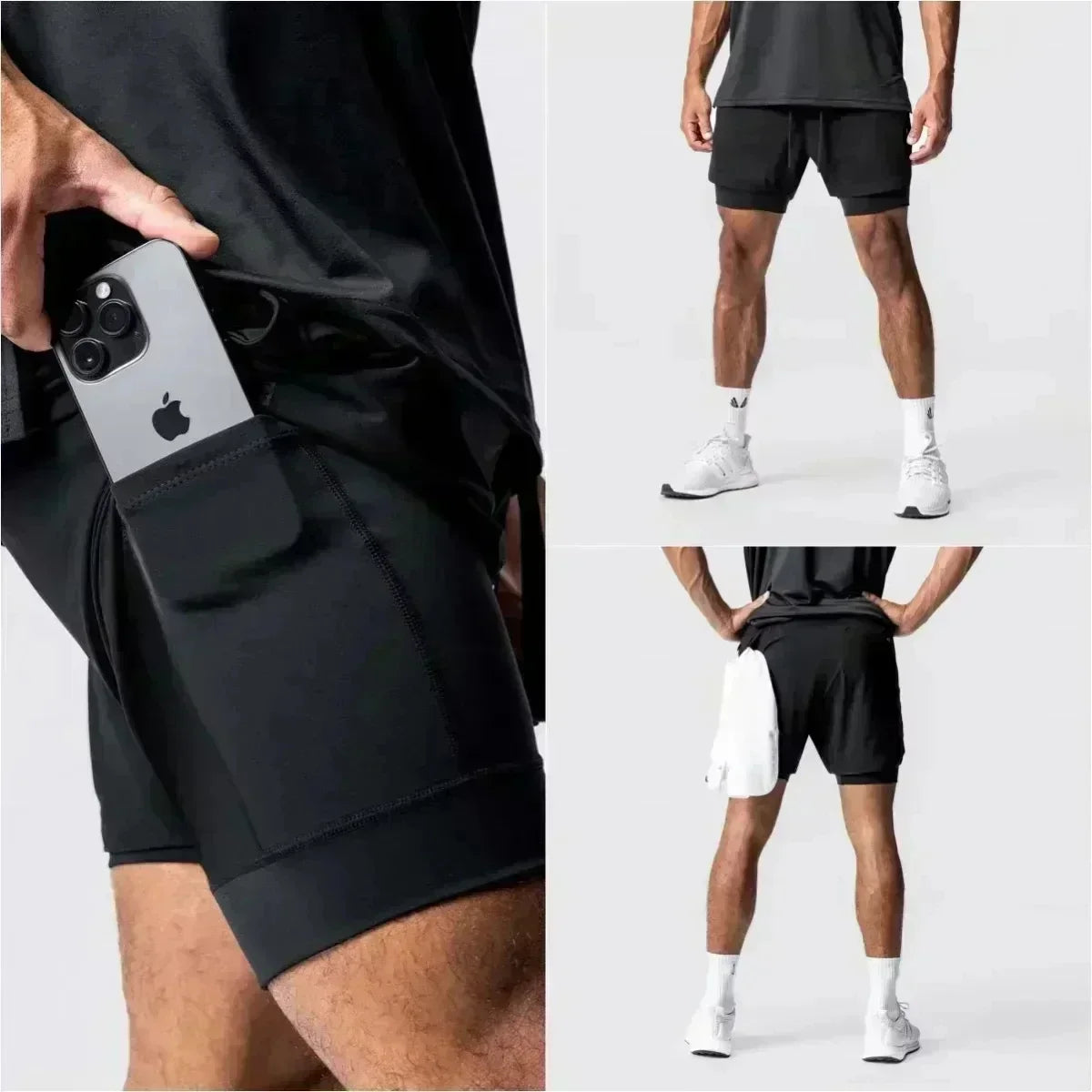 Dragon Ball Z Sparco Gym Shorts 2025 – Goku Fighting Pose Quick-Dry Fitness Shorts