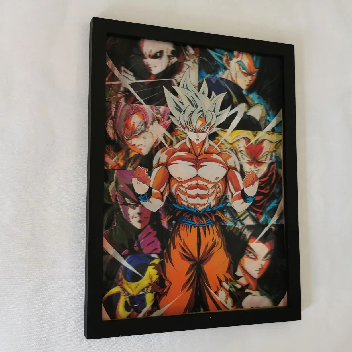 Dragon Ball Z 3D Lenticular Poster – Goku & Vegeta Wall Art