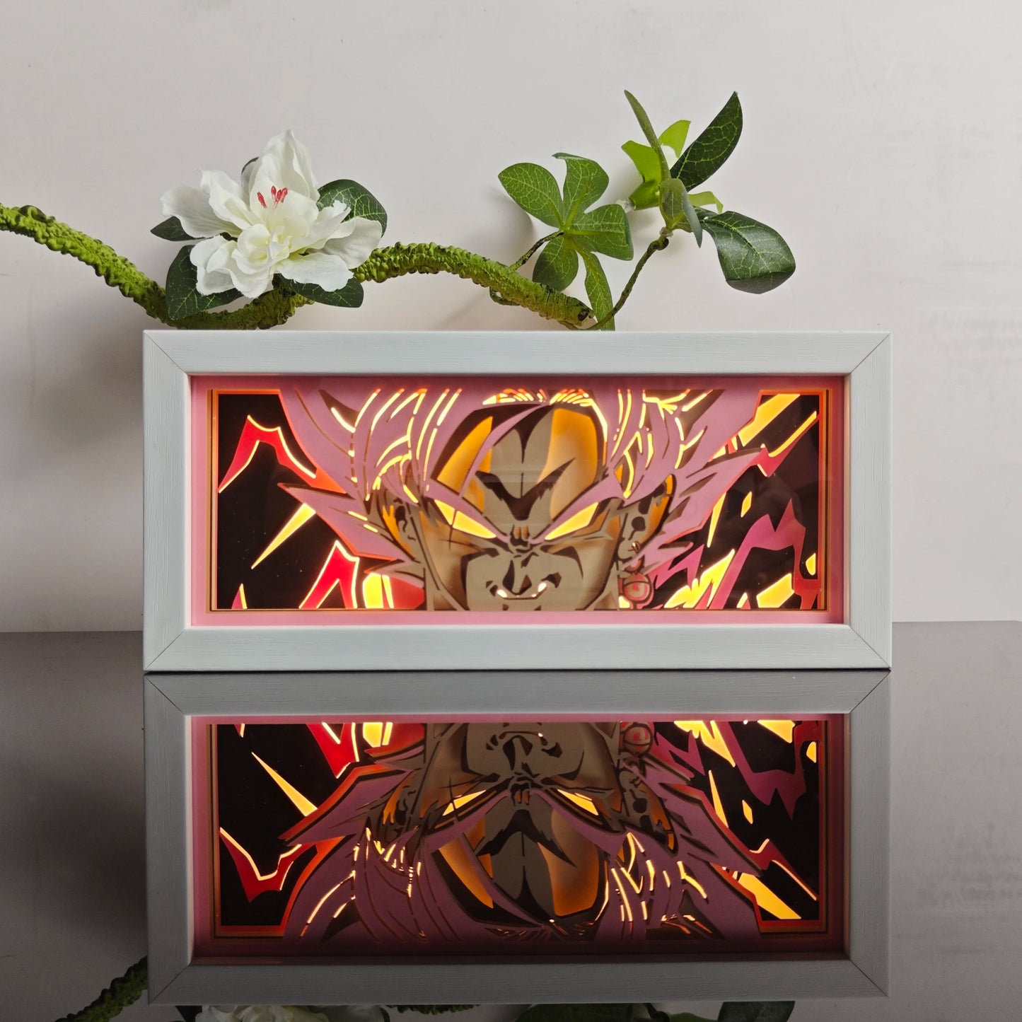 Anime Paper-Cut 3D Night Light – 7-Color Remote Control Lamp