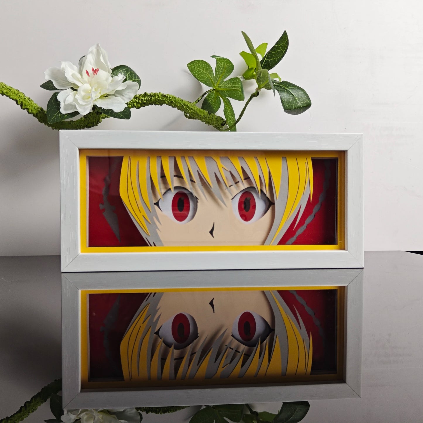 Anime Paper-Cut 3D Night Light – 7-Color Remote Control Lamp