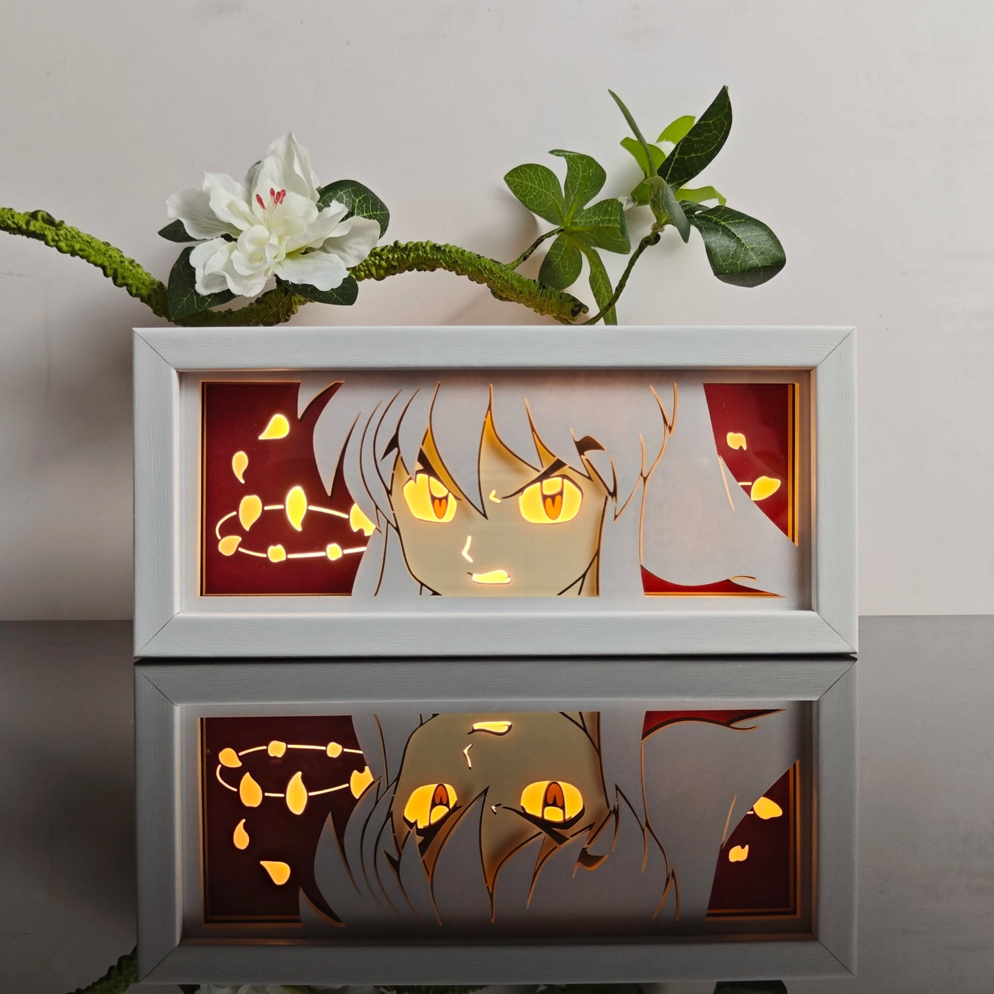 Anime Paper-Cut 3D Night Light – 7-Color Remote Control Lamp