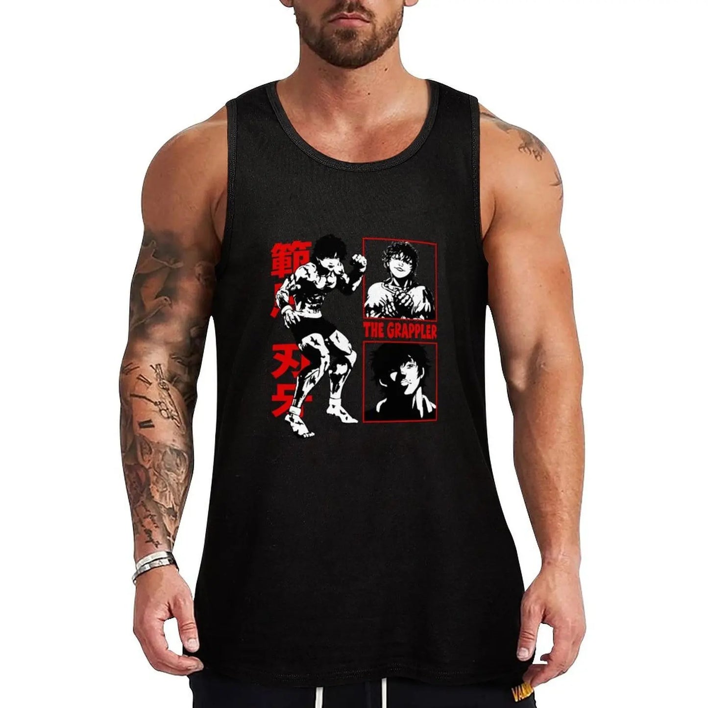 Baki Hanma Sleeveless Tank Top – Muscle Training Shirt
