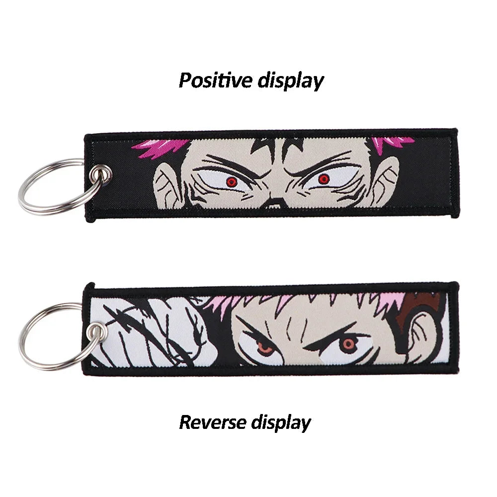 Jujutsu Kaisen Embroidered Keychains