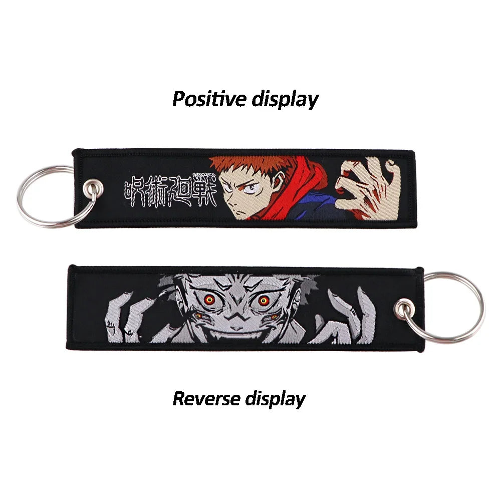 Jujutsu Kaisen Embroidered Keychains