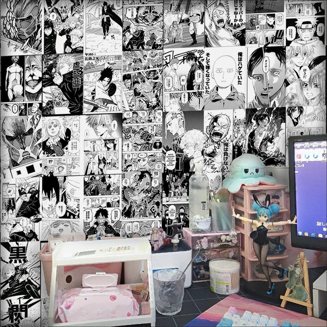 Anime Manga Wall Sticker Set – 21x30cm Posters (20–40pcs)